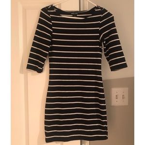 Wet Seal black and white striped dress